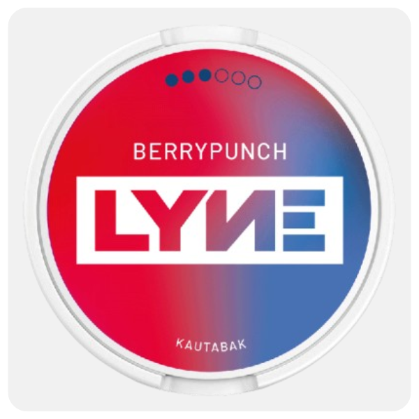 LYNE Berrypunch White Chewing Bag