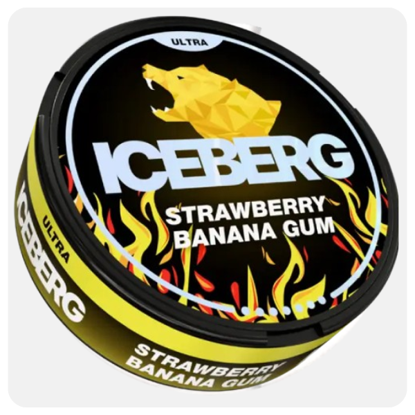 Iceberg Strawberry Banana Gum Ultra